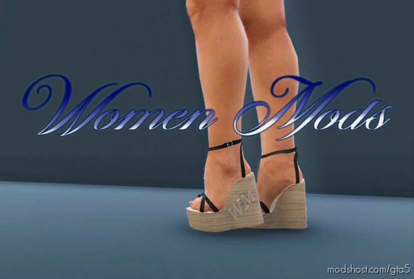 GTA 5 Player Mod: Sandals WM / Shoes MP Female V1.1 (Featured)