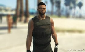NEW Face Tanned Skin & Combat Outfit For Trevor V1.0.2944.0 for Grand Theft Auto V