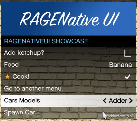 Ragenative UI V1.9.2 for Grand Theft Auto V