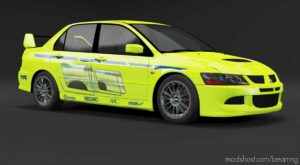 BeamNG Mitsubishi Car Mod: Lancer Evolution Viii And X 0.29 (Image #7)