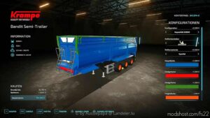 FS22 Mod: Bandit Krame Semi Trailer (Image #8)