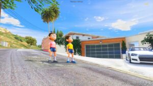 GTA 5 Player Mod: Nobita V1.1 (Image #2)