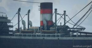 GTA 5 Vehicle Mod: OLD Cargo Ship Germany Add-On / Fivem (Image #3)