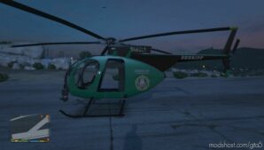 GTA 5 Vehicle Mod: Lspd, Lssd And Bcso Nagasaki Buzzard Add-On V1.1 (Image #4)