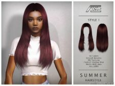 Summer  Hairstyle #1 for Sims 4