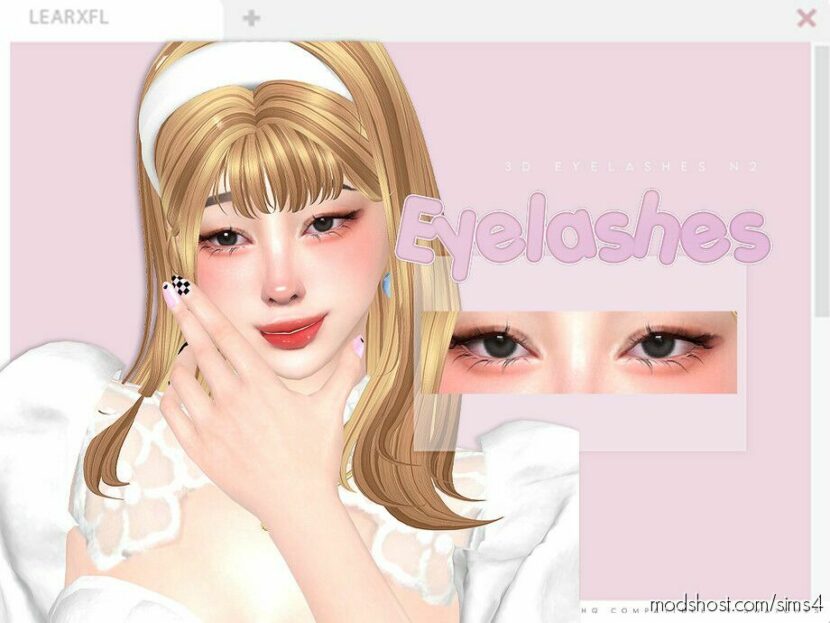 3D Eyelashes N2 for Sims 4