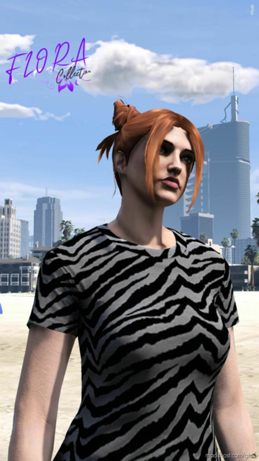 GTA 5 Player Mod: CAT EAR Buns Hair Sp/Fivem (Featured)