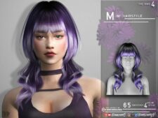 Sims 4 Female Mod: Mimi Hairstyle (Image #2)