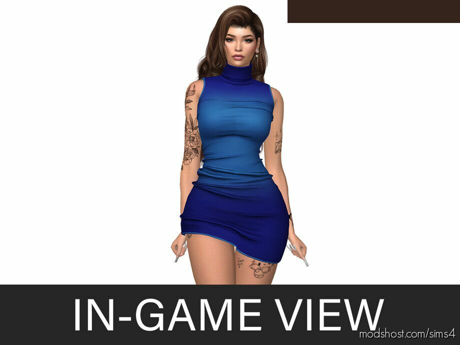Loren Dress Sims 4 Clothes Mod - ModsHost
