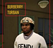 Burberry Turban For Franklin for Grand Theft Auto V