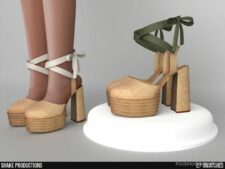 High Heel Espadrilles – S072306 for Sims 4