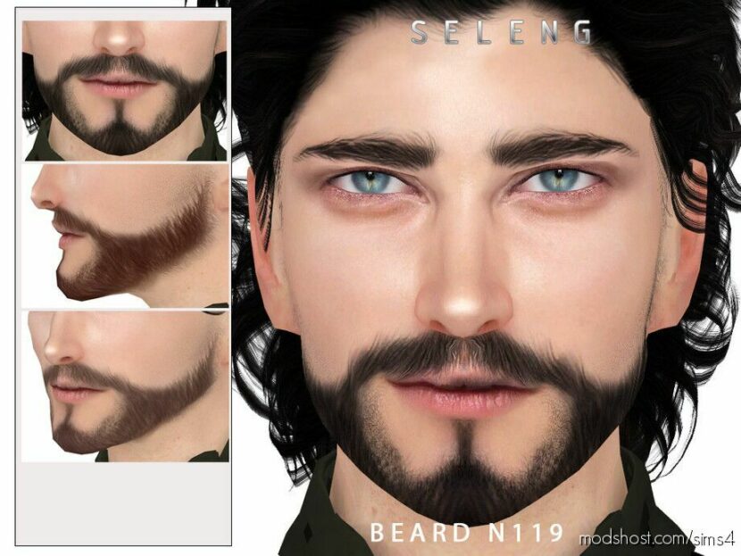 Beard N119 for Sims 4