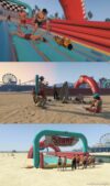 GTA 5 Map Mod: Beachgame – Sliding Race & Beach Castle Add-On / Fivem / Altv 2.0 (Image #2)