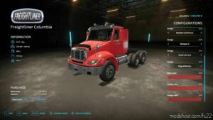 FS22 Freightliner Truck Mod: Columbia V1.1 (Image #2)