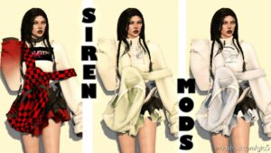 GTA 5 Player Mod: Long-Sleeve T And Skirt For MP Female (Image #2)