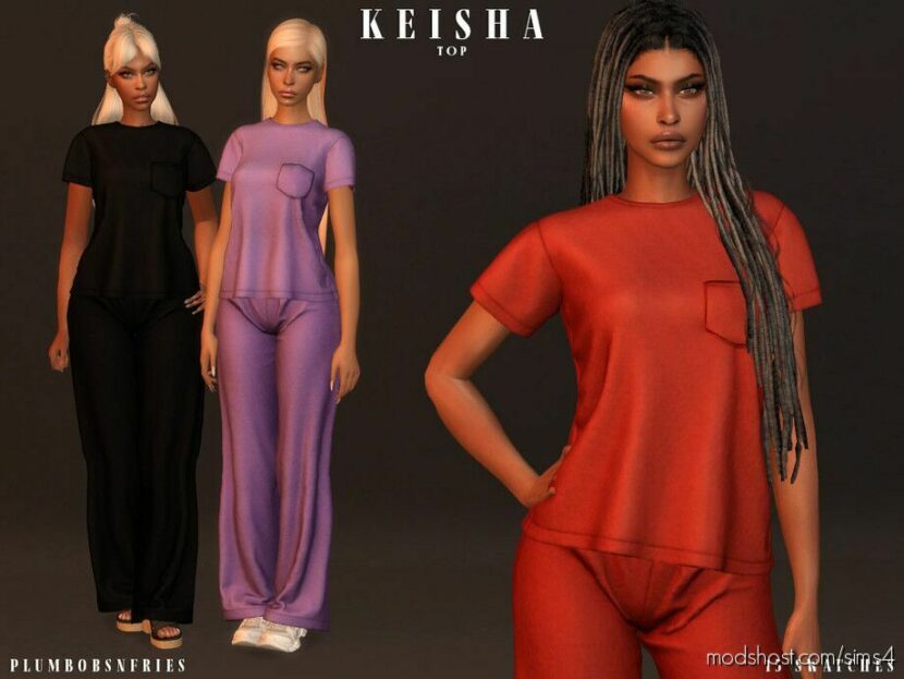 Keisha SET for Sims 4