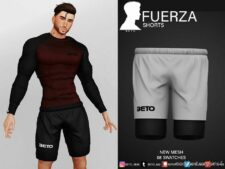 Fuerza Shorts for Sims 4