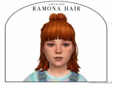 Ramona Hair (Children) for Sims 4
