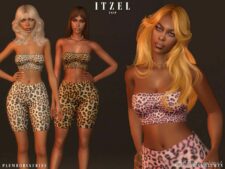 Sims 4 Teen Clothes Mod: Itzel SET (Featured)