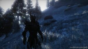 GTA 5 Player Mod: Skyrim Daedric Armor Add-On PED / Fivem-Ready V3.1 (Image #2)