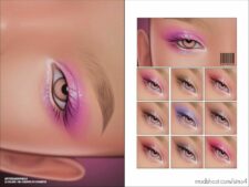 Glitter Eyeshadow N242 for Sims 4