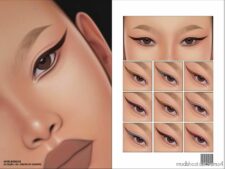 Basic Eyeliner N253 for Sims 4