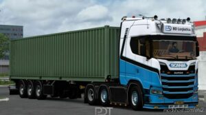 Scania 450S + Trailer BD Logistics for Euro Truck Simulator 2