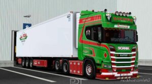 Scania R650 + Trailer JAN Mues for Euro Truck Simulator 2