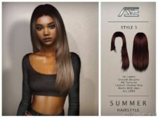 Summer Hairstyle #3 for Sims 4