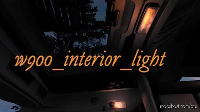 KW W900 Interior Light [1.48] for American Truck Simulator