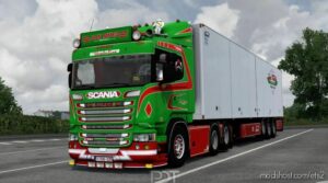 Scania R580 + Trailer JAN Mues for Euro Truck Simulator 2
