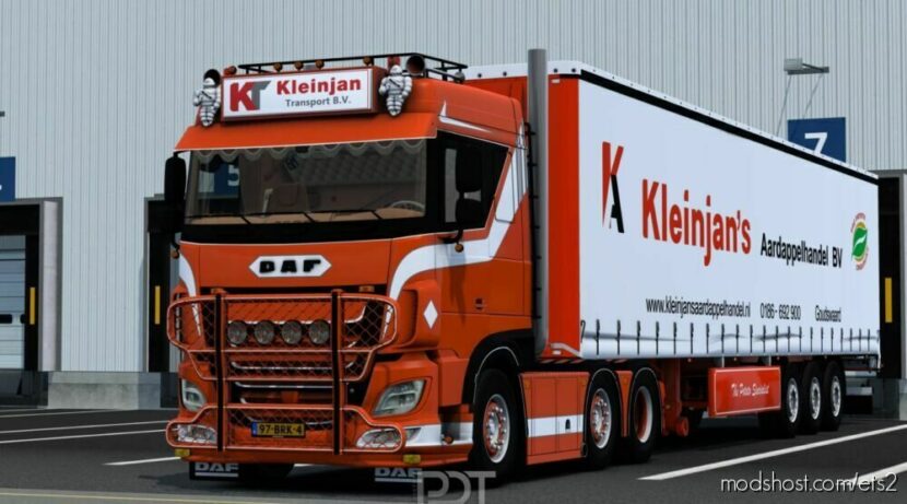 DAF XF106 530 + Trailer “Kleinjan Transport” for Euro Truck Simulator 2
