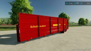FS22 Trailer Mod: Schuitemaker Siwa 240 Hakenlift Silagebehälter (Featured)