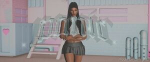 GTA 5 Player Mod: Y2K Skirt For MP Female (Image #3)