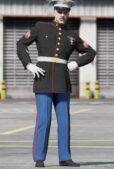 GTA 5 Player Mod: U.S Marine Corps Formals EUP SP & Fivem Addon (Image #4)