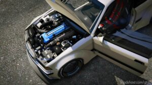 GTA 5 BMW Vehicle Mod: M3 E36 Rocket Bunny (Sarto Racing) V1.1 (Image #4)