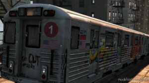MTA NEW York City Subway Train Liberty City for Grand Theft Auto V