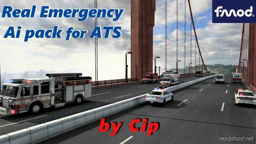 Real Emergency AI Pack [1.48] for American Truck Simulator