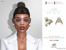 Luna Hairstyle for Sims 4
