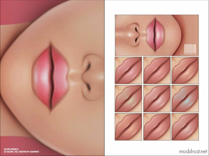 Lipgloss N11 for Sims 4