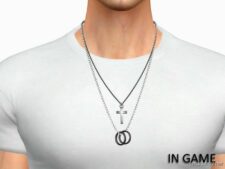 Trent Necklace for Sims 4