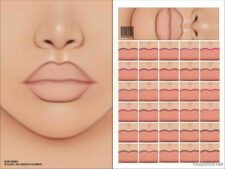 LIP Liner N2 for Sims 4