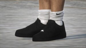 GTA 5 Player Mod: Nike AIR Force 1 LOW For MP Male (Image #3)