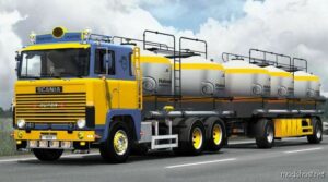 ETS2 Scania Truck Mod: 1 Series + Tandem Trailer V2.3 (Image #2)