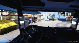 ETS2 Mirrors Part Mod: Electronic Mirrors 1.48 (Image #2)