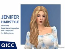 Jenifer Hair [Patreon] for Sims 4