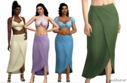 Aylin Skirt for Sims 4