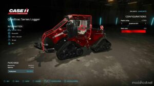 FS22 Mod: Case Quadtrac 620 Logger (Image #2)