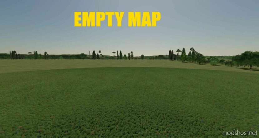 Empty Map For Build YOU Farm for Farming Simulator 22