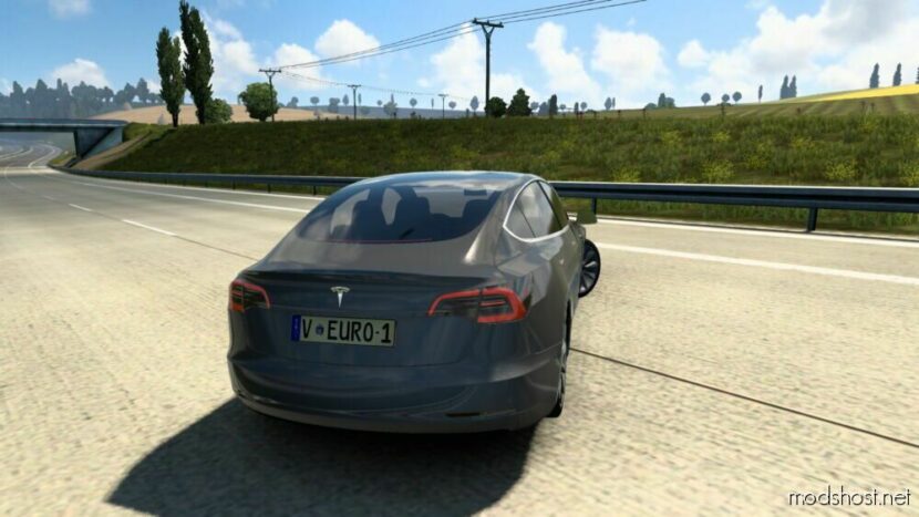 Tesla Model 3 2018 for Euro Truck Simulator 2